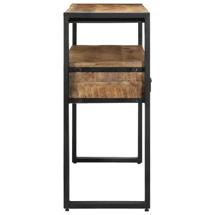 Konsolbord med låda Brun 120 x 33 x 75 cm Massivt mangoträ