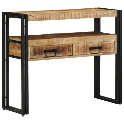 Konsolbord med låda Brun 90 x 33 x 75 cm Massivt mangoträ
