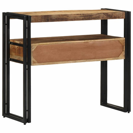 Konsolbord med låda Brun 90 x 33 x 75 cm Massivt mangoträ