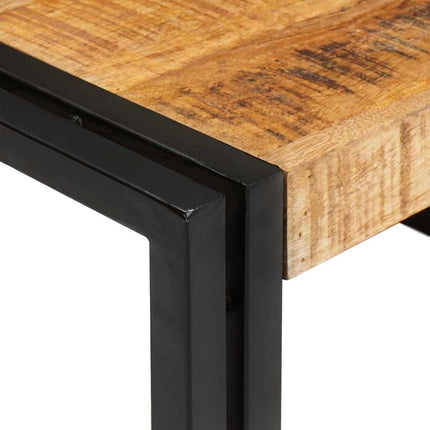 Badrumshylla för Brun 80 x 50 x 23 cm Solitt Grovt Mangoträ