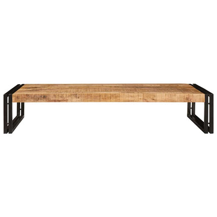 Badrumshylla för Brun 120 x 50 x 23 cm Solitt Grovt Mangoträ