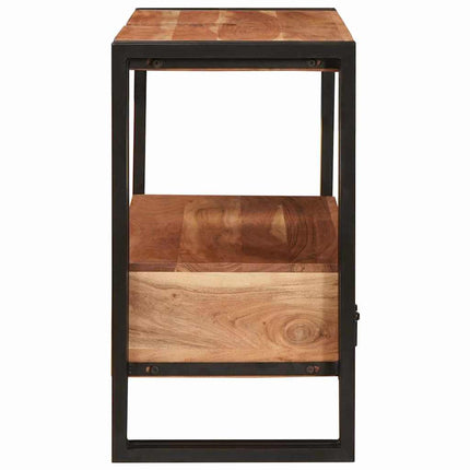 Sminkskåp med låda Brun 71 x 33 x 58 cm Massivt Akaciaträ