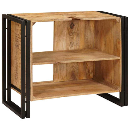 Diskbänksskåp med hylla Brun 71 x 33 x 58 cm Massivt mangoträ