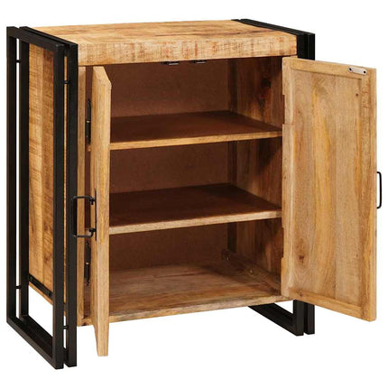Nattduksbord Brun 66 x 35 x 76 cm Massivt grovt mangoträd