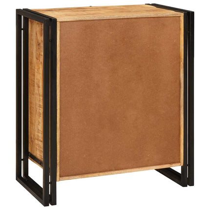 Nattduksbord Brun 66 x 35 x 76 cm Massivt grovt mangoträd
