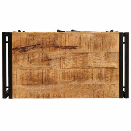 Nattduksbord Brun 66 x 35 x 76 cm Massivt grovt mangoträd