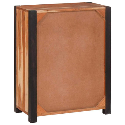 Sideboard 3 pcs Brun 110 x 30 x 75 cm Massivt Akaciaträ