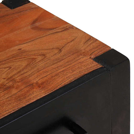 Sideboard med låda Brun 55 x 30 x 75 cm Massivt Akaciaträ