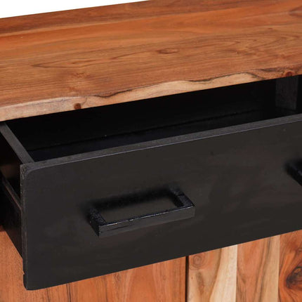 Sideboard med låda Brun 55 x 30 x 75 cm Massivt Akaciaträ