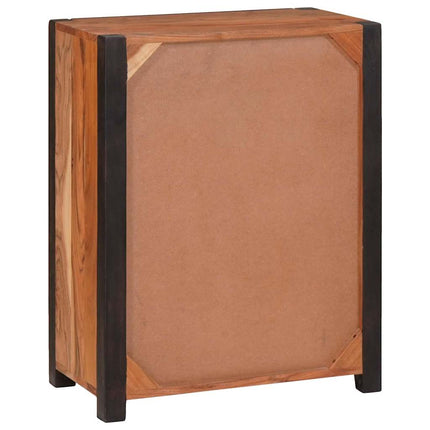 Sideboard med låda Brun 55 x 30 x 75 cm Massivt Akaciaträ