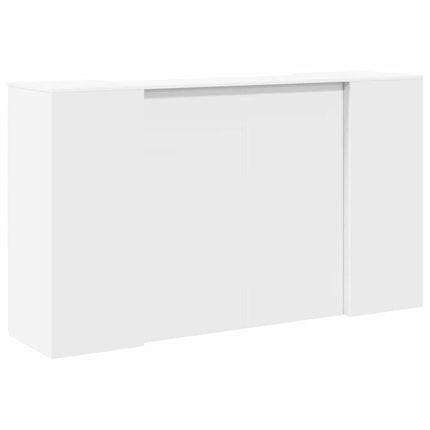 Receptionsdisk vit 180x50x103,5 cm konstruerat trä