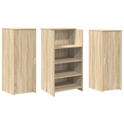 Receptionsdisk sonoma-ek 135x50x103,5 cm konstruerat trä