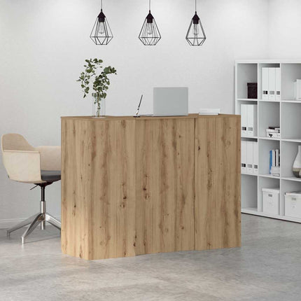 Receptionsdisk artisan ek 135x50x103,5 cm konstruerat trä