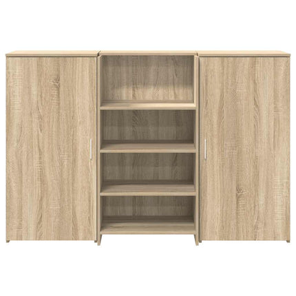 Receptionsdisk sonoma-ek 155x50x103,5 cm konstruerat trä