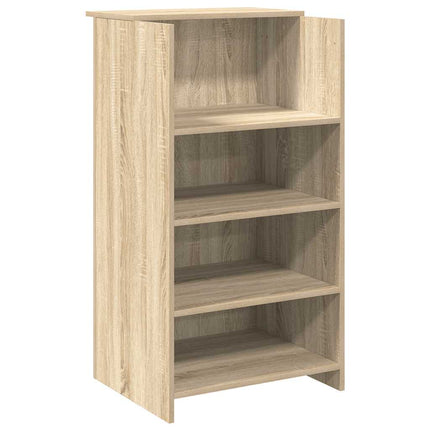 Receptionsdisk sonoma-ek 155x50x103,5 cm konstruerat trä