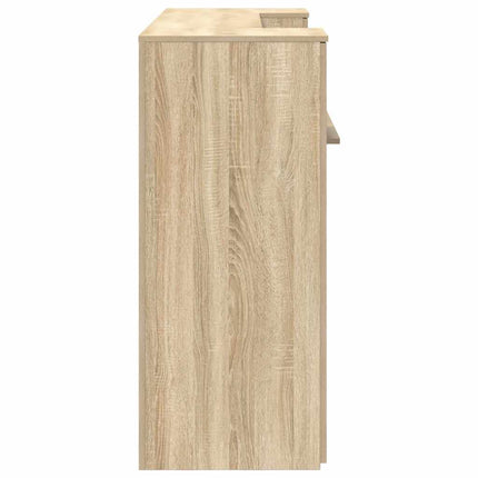 Receptionsdisk sonoma-ek 180x50x103,5 cm konstruerat trä