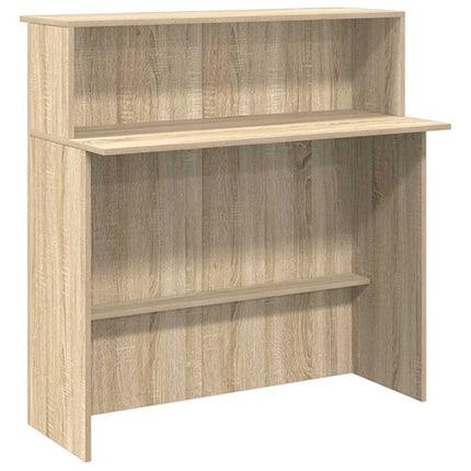 Receptionsdisk sonoma-ek 200x50x103,5 cm konstruerat trä