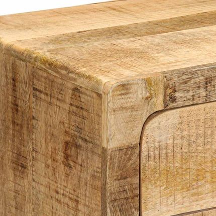 Sängbord 40x32x46 cm massivt grovt mangoträ
