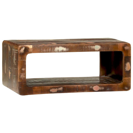 TV-skåp Flerfärgsdesign 60 x 30 x 25 cm Massivt återvunnet trä