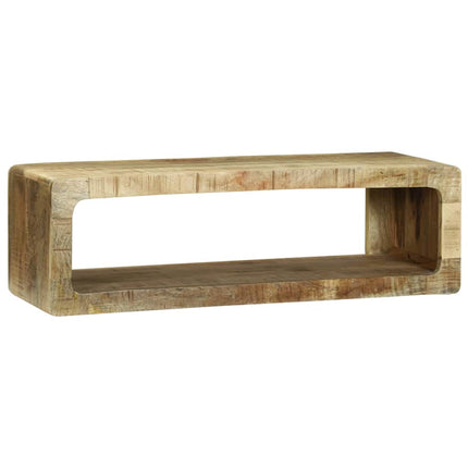 TV-skåp med hylla Brun 80 x 30 x 25 cm Massivt Mangoträ
