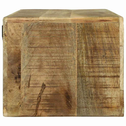 TV-skåp med hylla Brun 80 x 30 x 25 cm Massivt Mangoträ