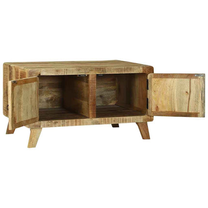 Kaffeebord Brun 80 x 54 x 45 cm Massivt mangoträ