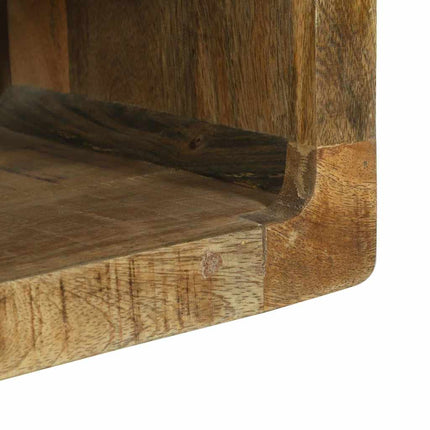 TV-bänkset 3 st Brun 100 x 30 x 32 cm Massivt Mangoträ