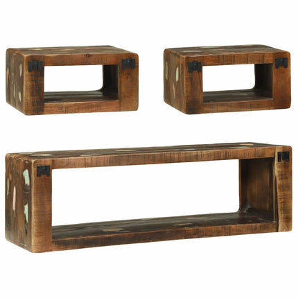 TV-bänkset 3 st Flerfärgsdesign 100 x 30 x 32 cm