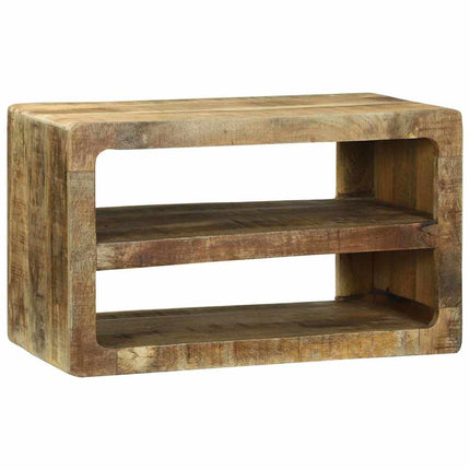 TV-skåp med hylla Brun 60 x 32 x 36 cm Massivt Mangoträ