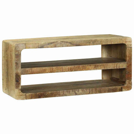 TV-skåp med hylla Brun 80 x 32 x 36 cm Massivt Mangoträ