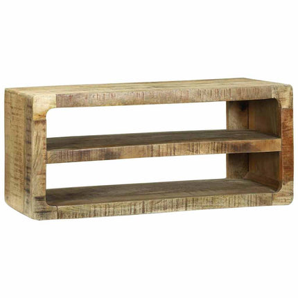 TV-skåp med hylla Brun 80 x 32 x 36 cm Massivt Mangoträ