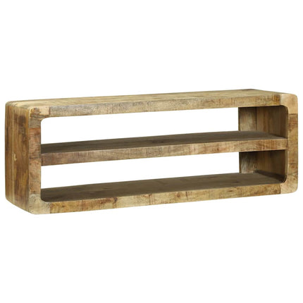 TV-skåp med hylla Brun 100 x 32 x 36 cm Massivt Mangoträ