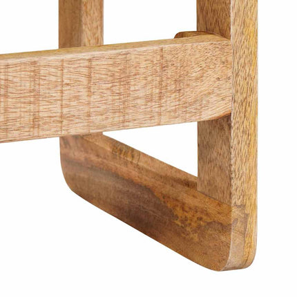 Satsbord 2 pcs Brun 46 x 46 x 45 cm Massivt mangoträ