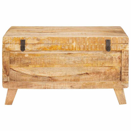Förvaringslåda med lagring 70 x 35 x 40 cm massivt mangoträ