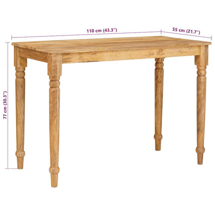Kaffeebord Brun 110 x 55 x 77 cm Massivt mangoträ