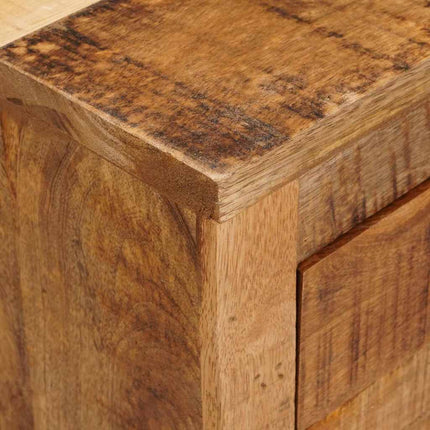 Sidokabinett med låda Brun 70 x 38 x 63 cm massivt mangoträ