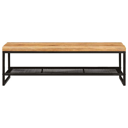 Kaffeebord Brun och svart 110 x 55 x 35 cm Massivt mangoträ