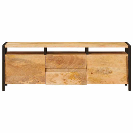 Förvaringsskåp med låda Brun 110 x 30 x 40 cm Massivt mangoträ