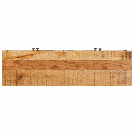 Förvaringsskåp med dörr Brun 110 x 30 x 45 cm Massivt mangoträ