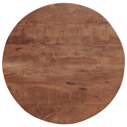 Nesting Kaffe Bord 3 pcs Mörkbrun Massivt Mangoträ och stål