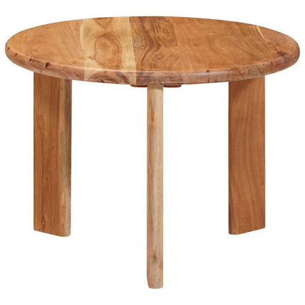 Nesting Kaffe Bord 3 st Brun Ø 54 x 40 cm Massivt Akaciaträ