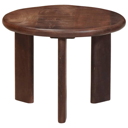 Nesting Kaffe Bord 3 st Mörkbrun Ø 54 x 40 cm Massivt mangoträ
