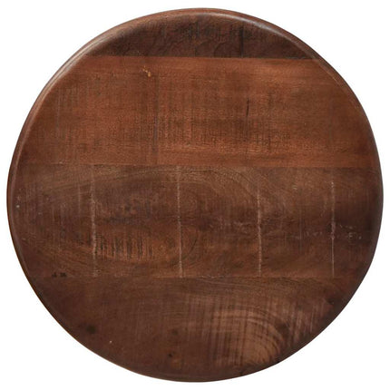 Nesting Kaffe Bord 3 st Mörkbrun Ø 54 x 40 cm Massivt mangoträ