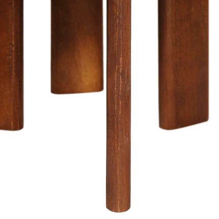 Nesting Kaffe Bord 3 st Honung brun Ø 54 x 40 cm