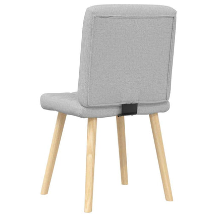 Matstolar 2 st molngrått tyg