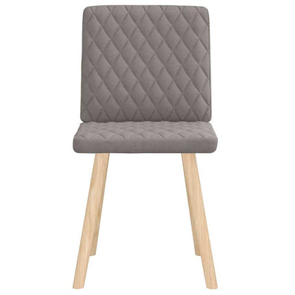 Matstolar 2 st taupe tyg