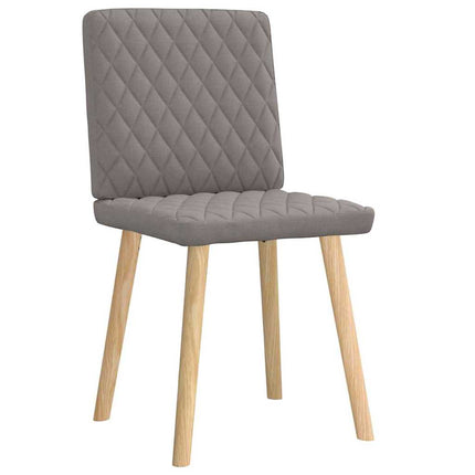 Matstolar 2 st taupe tyg