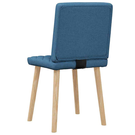 Matstolar 2 st blå tyg