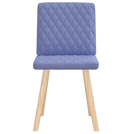 Matstolar 2 st Jeans blått tyg