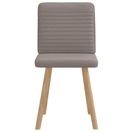Matstolar 2 st taupe tyg